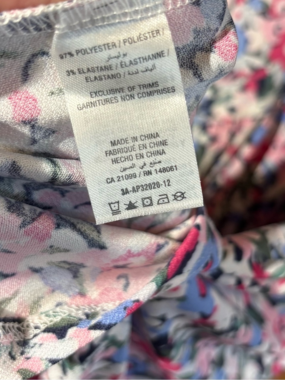 Ardene Pink and Blue Floral V-Neck Dress Size Small NWT - Picture 11 of 14